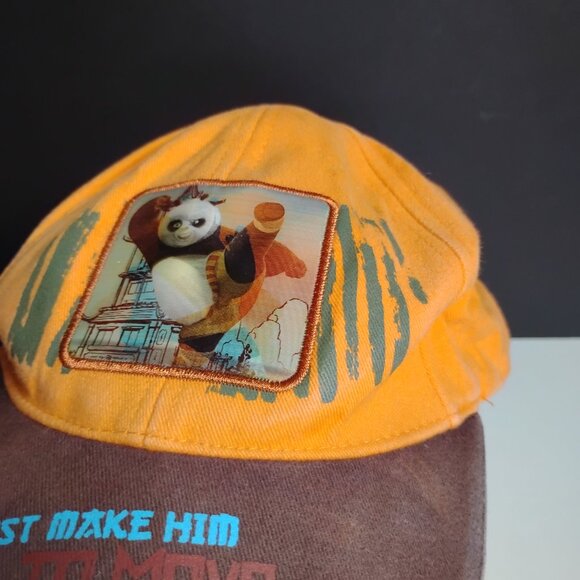 Kung Fu Panda Orange Cap Hat For Kids - Picture 5 of 11